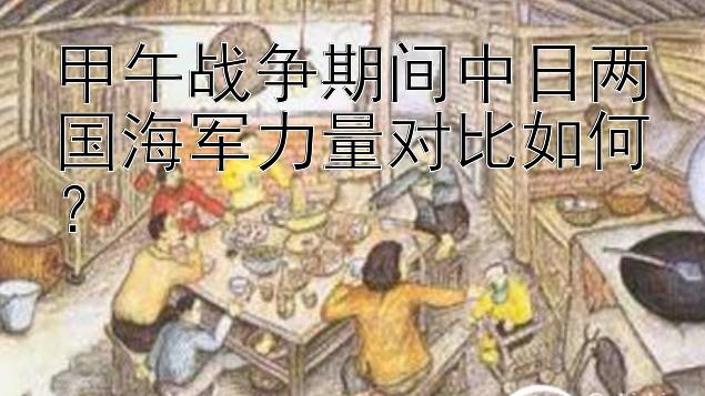 甲午战争期间中日两国海军力量对比如何？