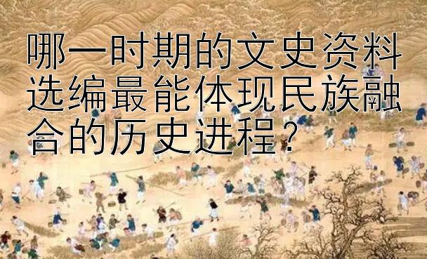 哪一时期的文史资料选编最能体现民族融合的历史进程？