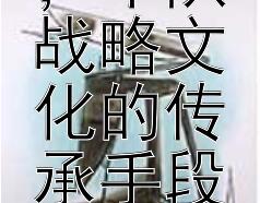 中国古代军事文化中，军队战略文化的传承手段是怎样的？